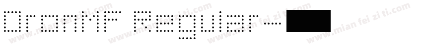 OronMF Regular字体转换